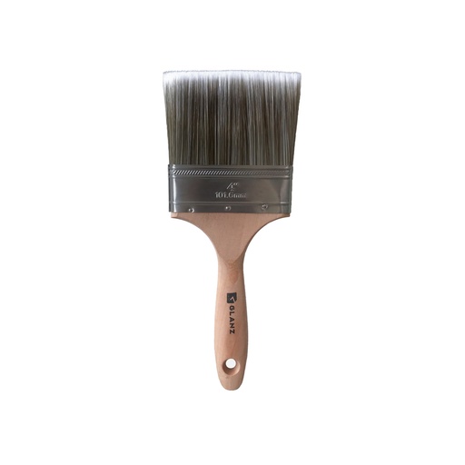 [980040bt] Brocha 4" GLANZ CONTRACT mango madera cola de castor