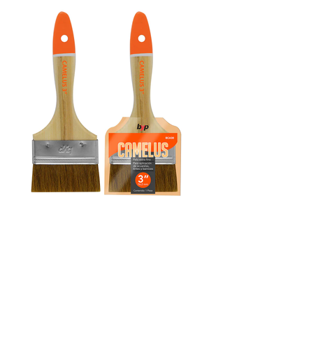 [bca30] Brocha 3" pelo fino de ponny camelus