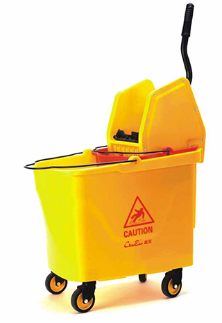 [b46b] Carreta de 35 Lts. con exprimidor y cubeta de agua sucia