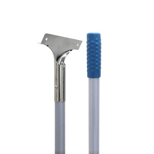 [c0293031s] Mango de aluminio especial secapisos metalicos / curvos  1.50m